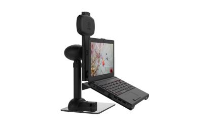 China Neck Therapy Laptop Screen Stand Lifting Rotating Monitor Arm for sale