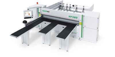 Cina PC Control Cnc Cutting Saw With Circular Saw Blades And Four Front Feeding Tables in vendita
