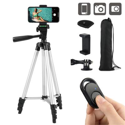China Wireless Remote Tripod Selfie Stick With Fill Light Bluetooth With IPhone Galaxy for sale