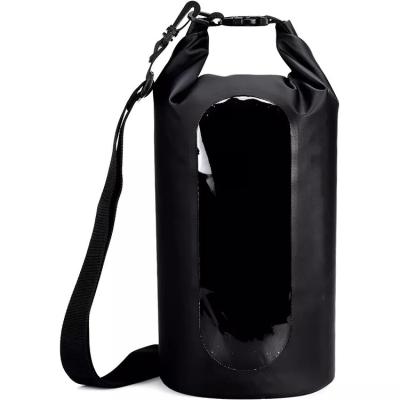 China OEM Custom Dry Bag Rucksack With Transparent Window Pocket Lightweight for sale