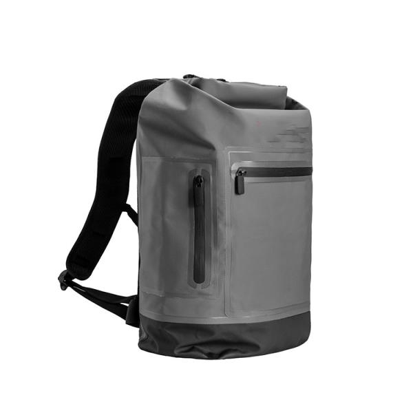 Quality Grey Color Large Capacity 50l Dry Bag Backpack For Water Sport Comfortable for sale