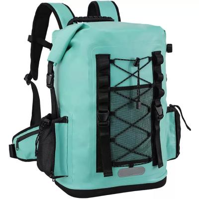 China OEM 30l Kühler Rucksack Tarpaulin PVC Isolierter Lunch-Kühler Rucksack zu verkaufen