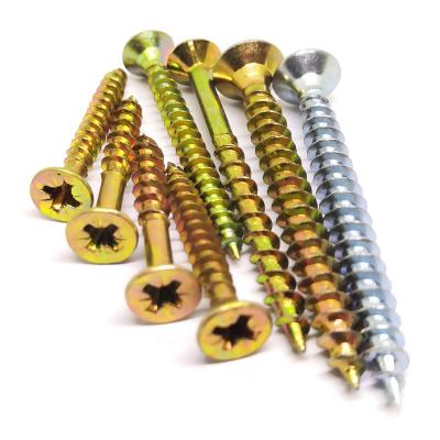 China Customized DIN7505 China Spax Screws MDF Screw Double Chipboard Screw for sale
