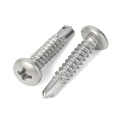 China Hex Washer Head Self-Drilling Metal roofing Screw Stainless Steel Truss Head Phillips Driver Self Drilling Screws for sale
