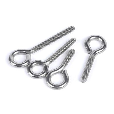 China M4 X 50 Eye Screw 304 Stainless Steel Ring Screw Sheep Eye Round Self Tapping Screw for sale