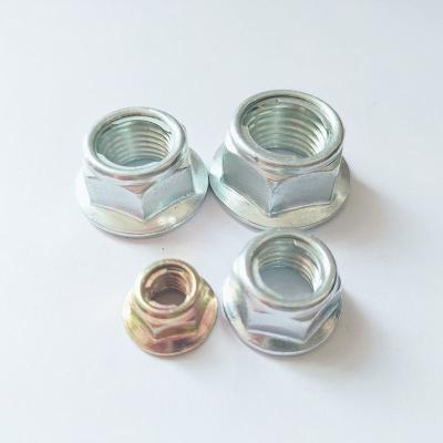 China Prevailing Torque Type All-Metal Hexagon Nuts With Flange DIN 6927 Locking Nut for sale