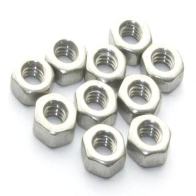 China Hex Nut For Buliding M6 M8 M12 Nuts 304 316 Stainless Steel for sale
