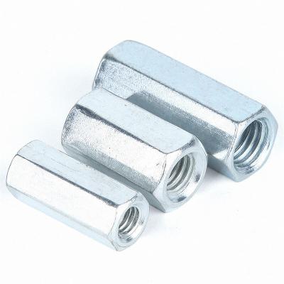 China Long Hex Coupling Nut M6 M8 M10 Connecting Galvanized Stainless Steel for sale
