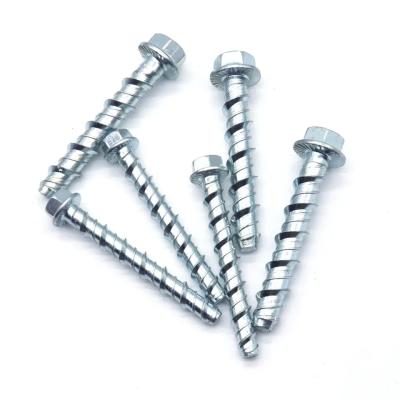 China M8 M10 M12 hex flange head thunder masonry self tapping concrete screw bolt for sale