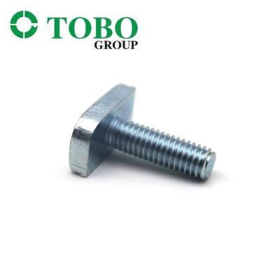中国 良質の長方形のステンレス鋼のシュモクザメが炭素鋼Tをボルトで固定する正方形の頭部tの形のボルトはヘッド ボルトを形づけた 販売のため
