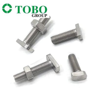 China In Stock JIS 1166 Stainless Steel T Bolt SS304 SS316 T Head Bolt For Solar Mounting System for sale
