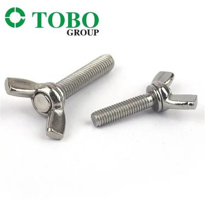 Chine TOBO Hot Sale DIN316 OEM M5 M8 M10 Stainless Steel Screws Butterfly Wing Bolt In Fasteners à vendre