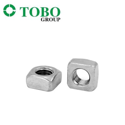 China Fastener Product Square Nut M4 Stainless Steel Din 562 Square Thin Nuts for sale