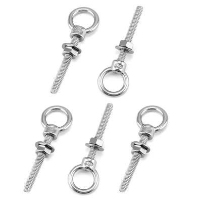 China Stainless Steel 304 / 316 Eye Bolt With Washer And Nut DIN580 M48 Lifting Eye Ring Bolt for sale