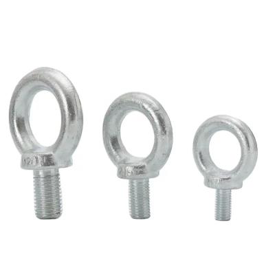 China Carbon Steel Forged Eyebolts Galvanized DIN580 M48 Lifting Eye Ring Bolt With Nut for sale