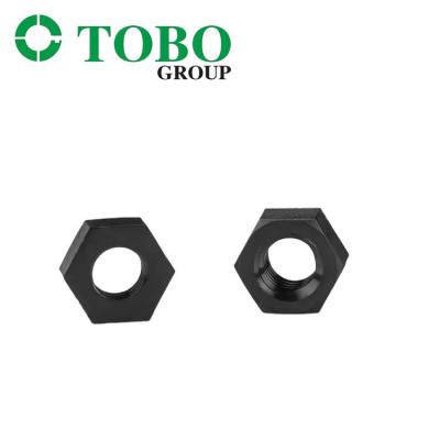 China Plastic nylon hex nut Metric insulated black and white nylon nut used for fixing PC board for sale