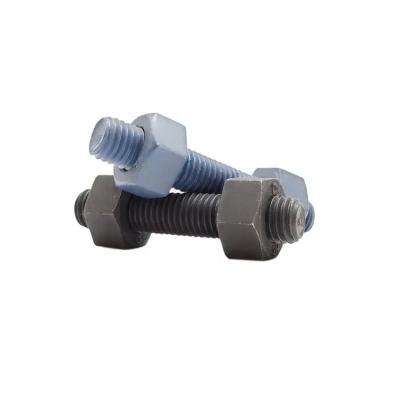 China Threaded Stud Bolts ASTM A193 Carbon Steel Welding High Tensile Double End Stud Bolt for sale