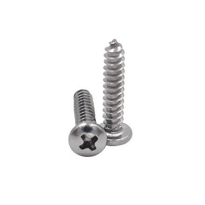 China Self Tapping Stainless Steel Screws Pan Head SS 316 & 304 19mm M8 Full Thread Screws for sale