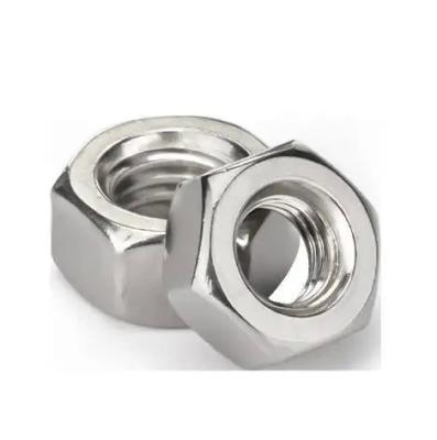China Stainless Steel 304 316 Hexagon Nuts Grade 8.8 DIN439 M20 Finished Hex Head Nut for sale