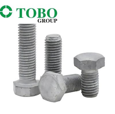 China Hex Head Bolts Grade 4.8 / 8.8 / 10.9 / 12.9 DIN 933 Hexagon Heavy Hex Bolt For Machinery for sale