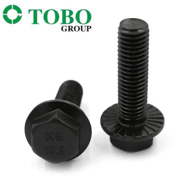 China Factory Price M6 M8 M25 Din6921 Class 58 Zinc Coating Hex Head Bolt And Nut Hex Flange Bolt for sale