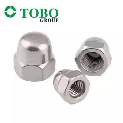 China Factory Wholesale DIN1587 Carbon Steel Zinc Plated Hex Domed Nut Hexagon Dome Nut M8 for sale