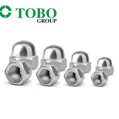 China DIN1587 Hexagon Acorn nuts stainless steel 304 316 Acorn nuts Hexagon domed cap nuts Fasteners Accept Customization for sale