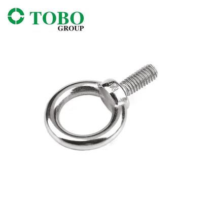China TOBO M12 Stainless Steel 304/316 Marine Lifting DIN580 Screw Eye Bolt for sale