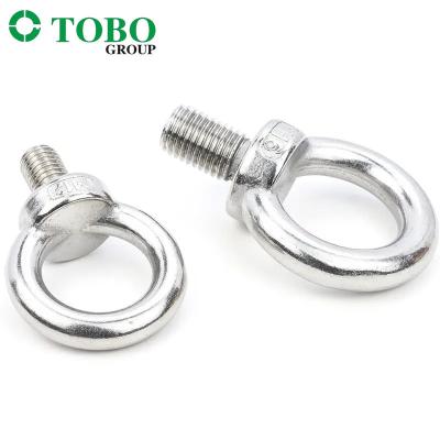 China DIN580 M8 M10 M12 M16 M20 Eye Blots High Quality Stainless Steel Bolts Eyebolt for sale