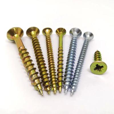 China Flat Head Chipboard Screws For Woodworking Using T20 Bit for sale