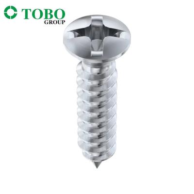 China Stainless Steel Cross Recessed Raised Countersunk Head \ Countersunk Head \ Pan Head Tapping Screws DIN7983\2\3 for sale