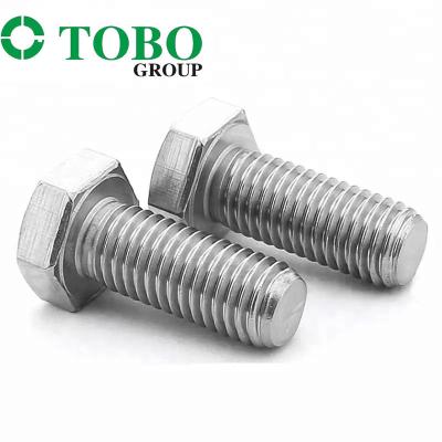 China Polish Finish Stainless Steel Bolts Corrosion Resistant Hex Head for sale