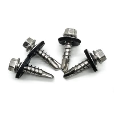 China Hex Self Drilling Screws With Washer M2 - M20 Galvanised Carbon Steel Hex Head Screws for sale