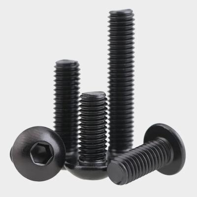 China High Quality M10 Hexagon Socket Head Bolts Steel Pan Head Bolts With Black Zinc Plated for sale