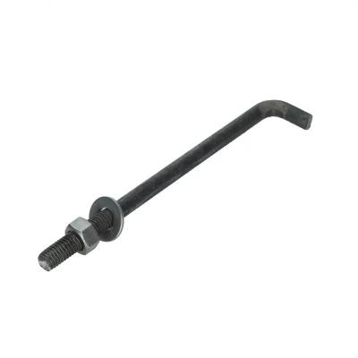 China L Type Foundation Anchor Bolt With Nut And Washer M12 DIN529 Right-Angle Anchor Hook Bolt for sale