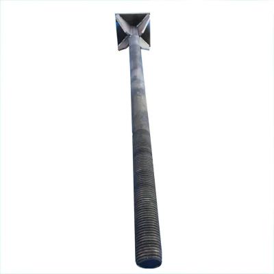 China Grade 12.9 9.8 M36 Foundation Bolts 304 316 Stainless Steel Anchor Bolt Welded Plate for sale