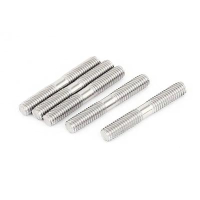 China Threaded Stud Bolts Inconel 600 625 825 Nickel Alloy Double End Stud Bolt Bright Polishing for sale