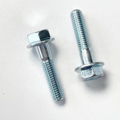 China 8.8 Grade Nickel Alloy Hexagon Flange Bolts DIN 6921 Monel 400 UNS N04400 Half Thread for sale
