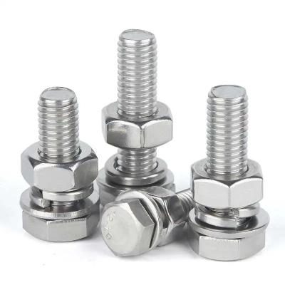 China Right Hand Thread Direction M6 Hex Head Bolts With Thread Pitch 1.0mm for sale