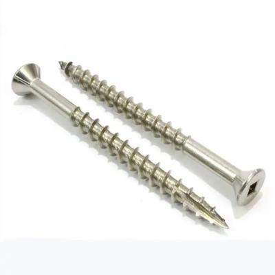 China Countersunk Head Self Tapping Drywall Screw Half Thread SS2205 2507 Plain Square Screw for sale