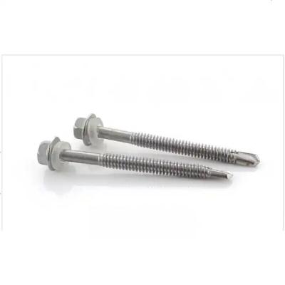 China Self Drilling HEX Head Metal Screws with Precise Thread Pitch and Count à venda