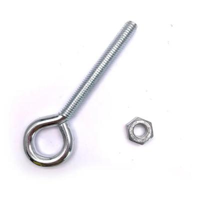 China Stainless Steel Eye Bolts Nuts With Round Head For Industrial Applications for sale