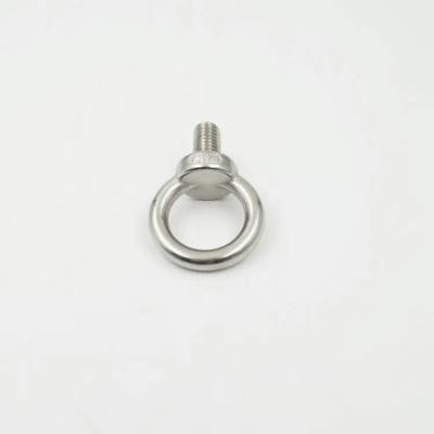 China Silver Eye Bolts Nuts M4 - M20 For Fastening With Silver Coated Finish for sale