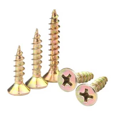 China Metal Particle Board Screws With Cross Recess Type Z, Countersunk Head Screw For Wood for sale