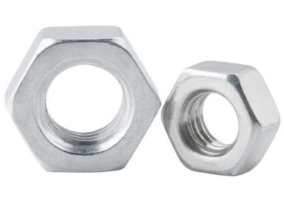 China Hex Head Nuts Hexagon Thin Nuts With Fine Pitch Thread Alloy Steel Stud Bolt Nuts for sale
