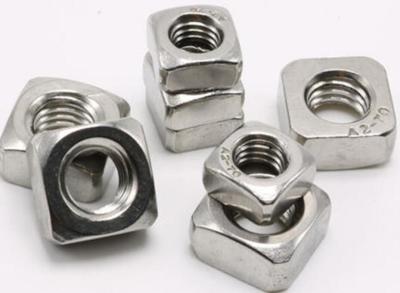 China BS 1981 - 1991 Four-Sided Square Head Nut Assortment Kit M3 M4 M5 M6 M8 Square Nut for sale