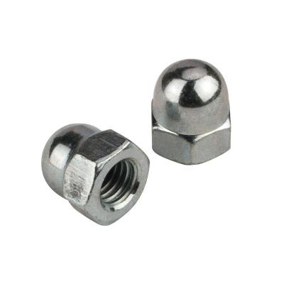 China Stainless Steel DIN1587 Eye Bolts Nuts M4 4.8 Acorn Hex Cap Nuts for sale