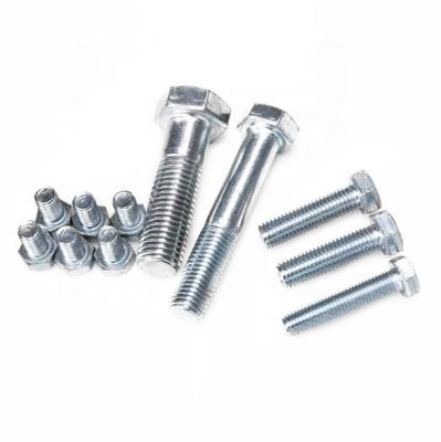China DIN 931 Galvanized Bolts And Nuts M100 Galvanized Machine Bolts for sale