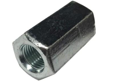 China Hex M12 Metric Coupling Nuts DIN6334 Zinc Coated Bolts for sale