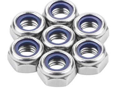 China DIN931 Flange Nylon Lock Nut 1.25mm Serrated Face Nut for sale
